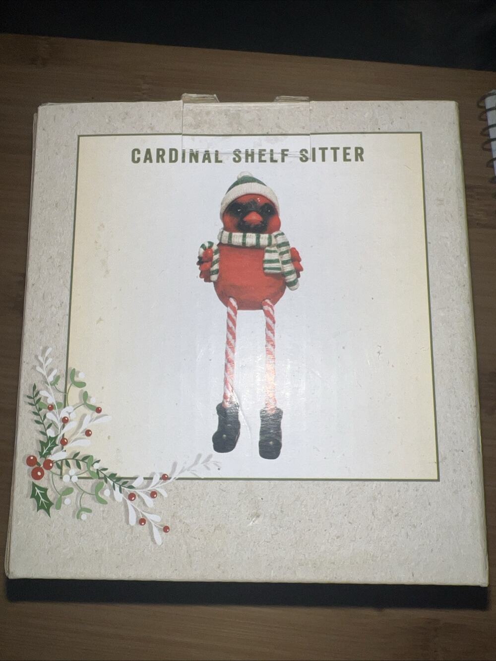 NWT Cracker Barrel Cardinal Red Bird Shelf Sitter Christmas Holiday Festive